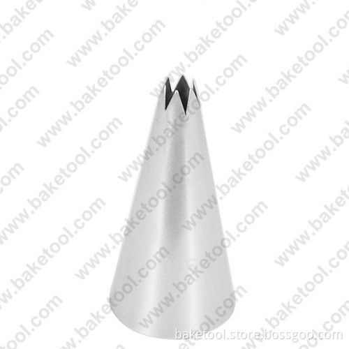 Stainless steel304 Cake Icing Open Star Nozzle #821
